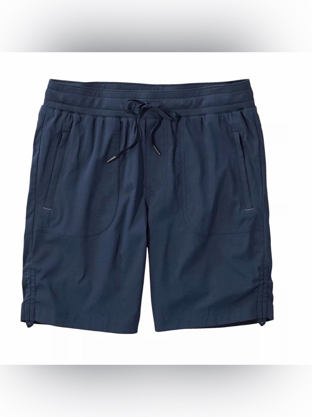 LL Bean Vista Camp Shorts Womens XL Navy UPF 50 Quick Dry Hiking Bermuda Stretch
